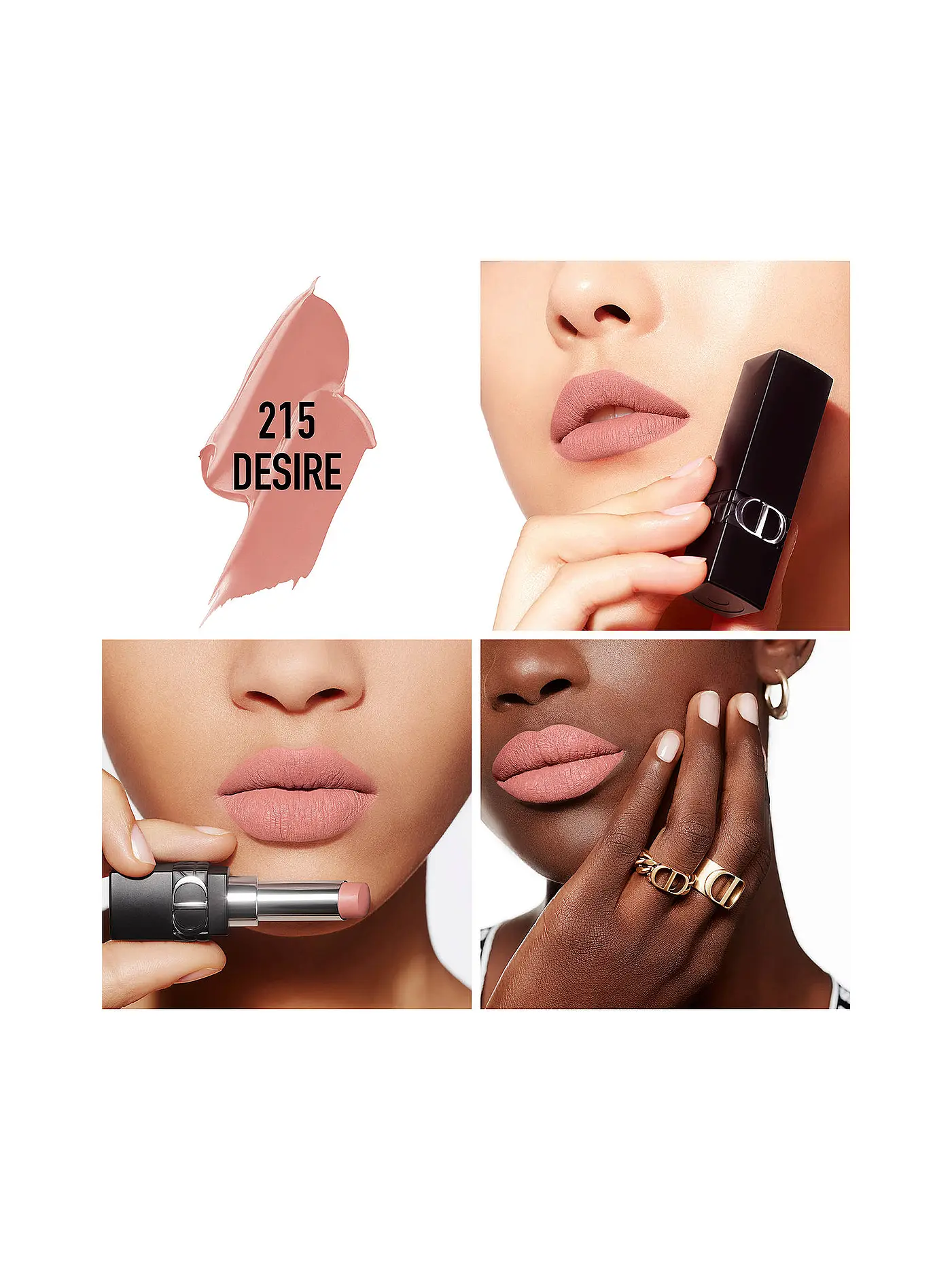 DIOR | Lippenstift - Rouge Dior Forever Lipstick ( 200 Forever Nude Touch ) | camel